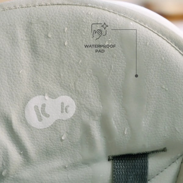 Фото - Стільчик для годування класичний Kinderkraft Dinnly Beige (KHDINN00BEG0000)